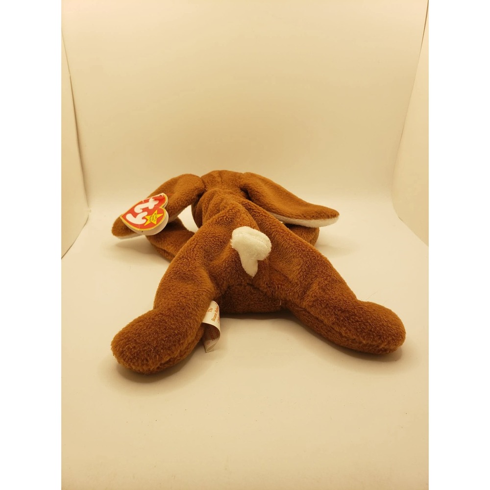 Ty Beanie Baby Ears Bunny Rabbit Plush Brown Rabbit 1995 Style 4018 With Tag‎